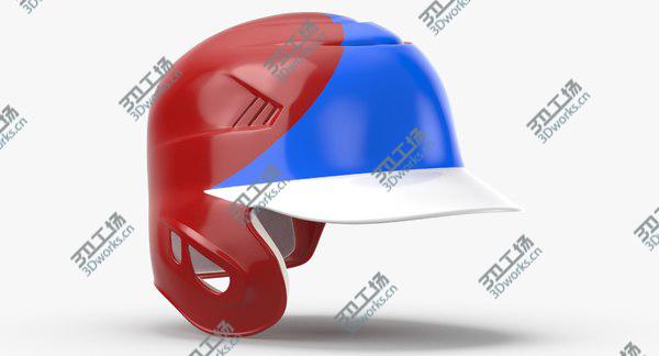 images/goods_img/20210312/3D Baseball Helmet Ear flap Red Blue Triangle model/1.jpg
